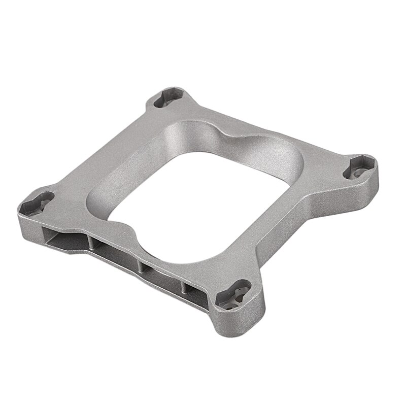 Carb Adapter Carburetor Adapter Plate – 4bbl To 2-Barrel Intake For Holley, Quadrajet, Edelbrock Carbs (Aluminum) Aluminum Carb Spacer Plate - Foto 3