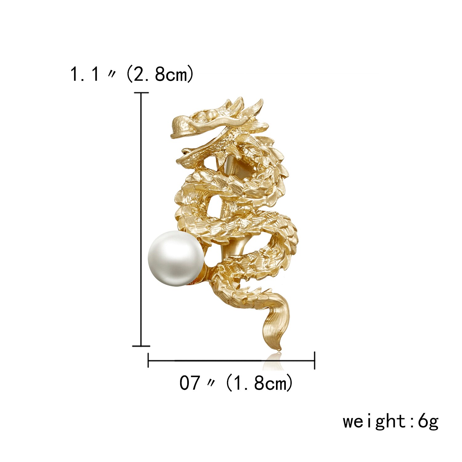 Rinhoo Gold Plated Gesimuleerde Parel Druif Broche Pins Voor Vrouwen Of Bruiloft Decoreren Zodiac Broche Symbolische Dieren: 5