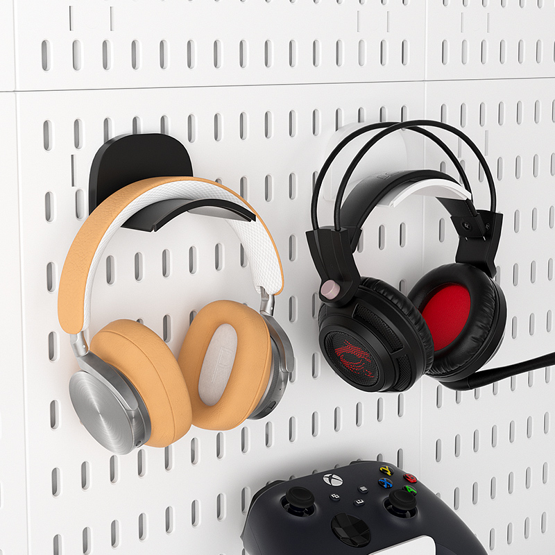 Wall - mounted pegboard for wall storage. Combine various accessories freely, and it doubles as an e - product display rack.