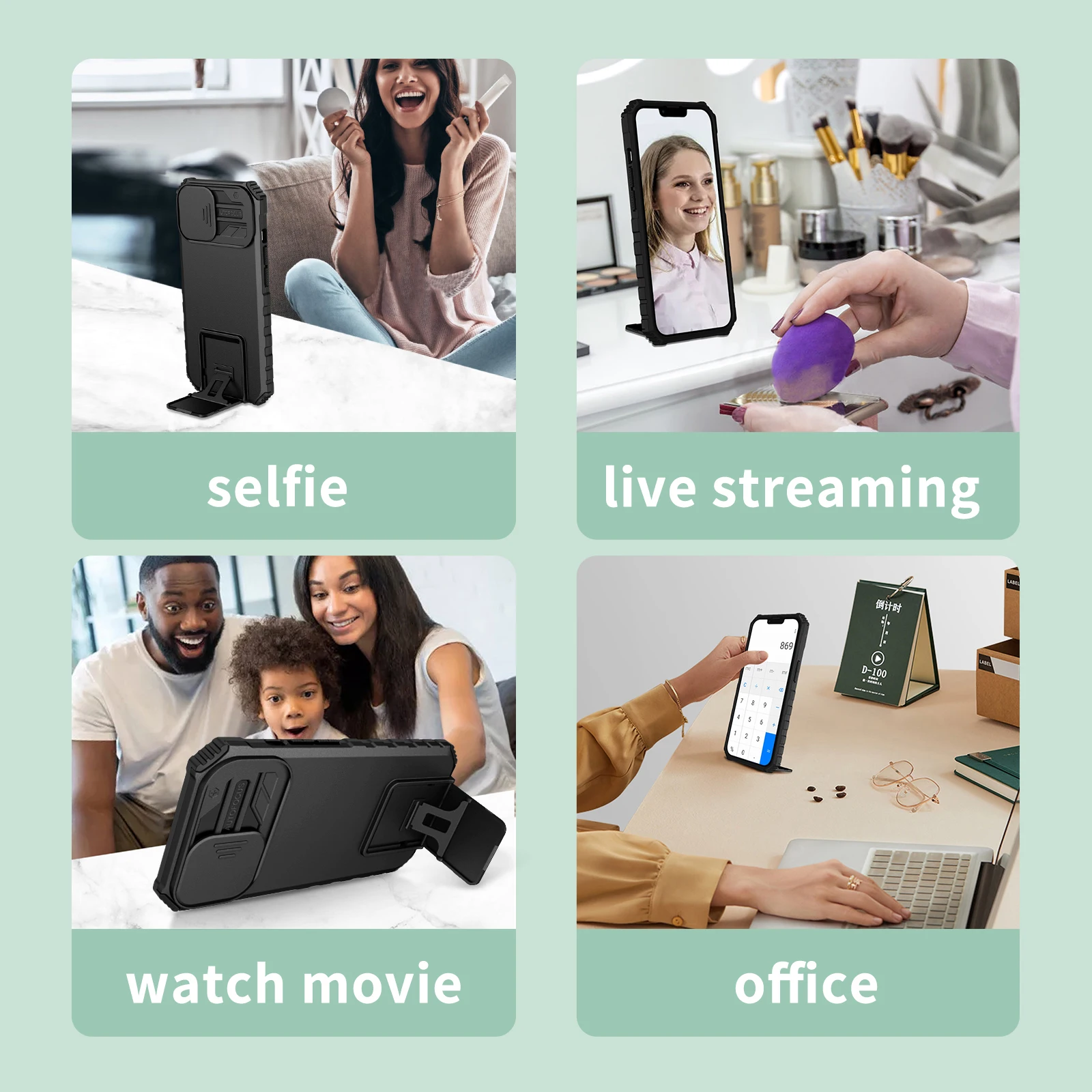 Accesorios para teléfono, funda protectora de doble capa para Iphone 17 Pro Max 16 17 Air 15 14 Plus 13 12 Pro Iphone17 Iphone14 Iphone16 Bag