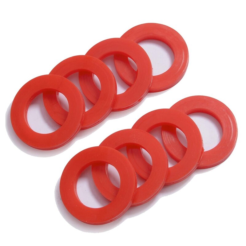 Outdoor Garden Hose Silicone Washer Gasket, 90Pcs Red O-Rings Silicone Washer Gasket Combo Pack for 3/4Inch Garden Hose and Wate