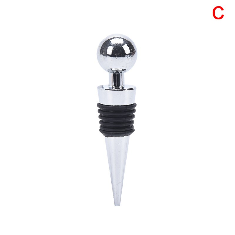 10Styles Wine Bottle Stopper Zinc Alloy Decorative Snowflake Stopper Party Supplies for Keeping Wine Fresh: YHG837-C