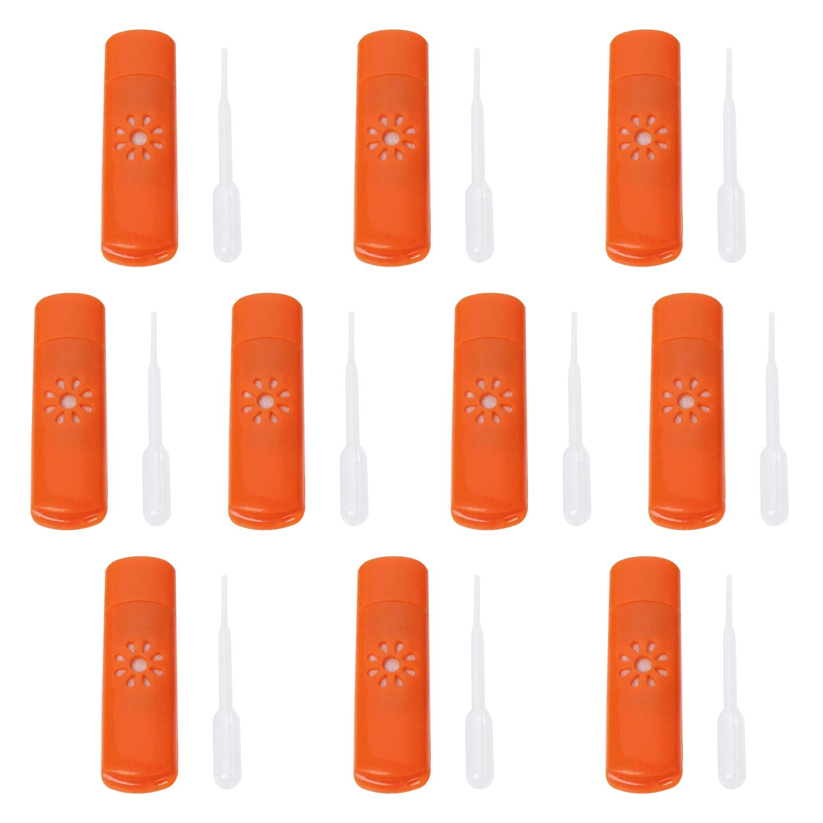 USB LED Car Aromatherapy Diffuser Mini Aroma Essential Oil Humidifier Without Essential Oil Air Freshener Interior Accessories