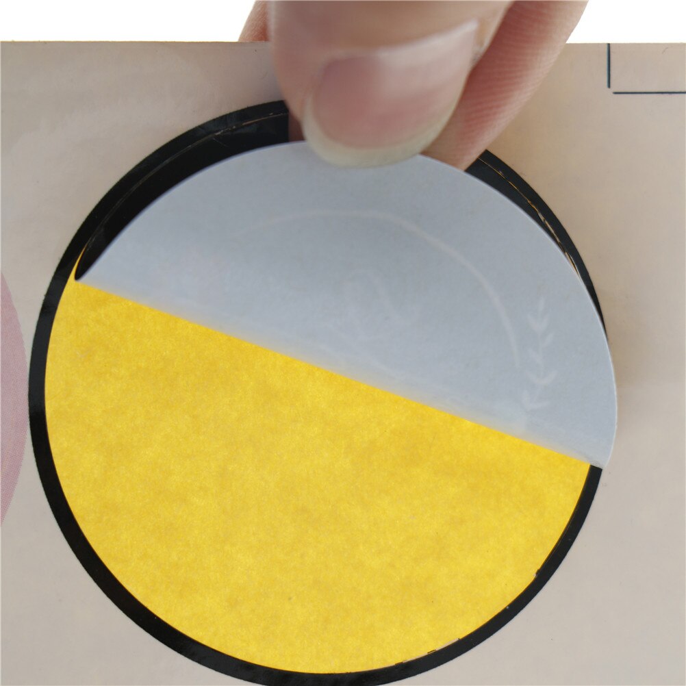 Envelopes DIY Party Box Seals Sealing Stickers 80pcs(10sheet) Round Shaped Thank You Letters Flower Wreath Paper Labels Craft