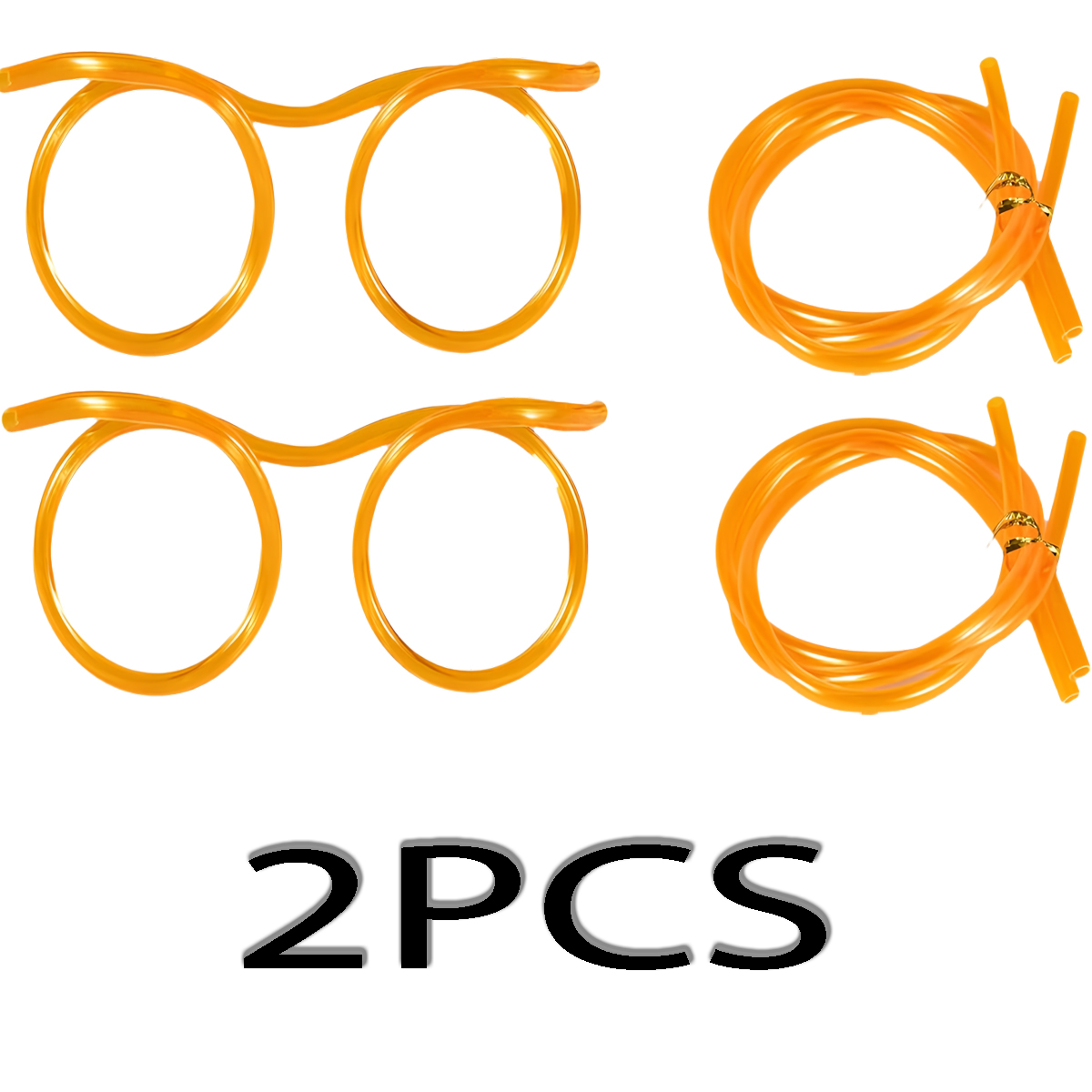 2-8PCS Straw Glasses, Reusable Fun Loop Drinking Straw Eye Glasses, Novelty Eyeglasses Straw for Party Annual Meeting Parties: Dark Khaki