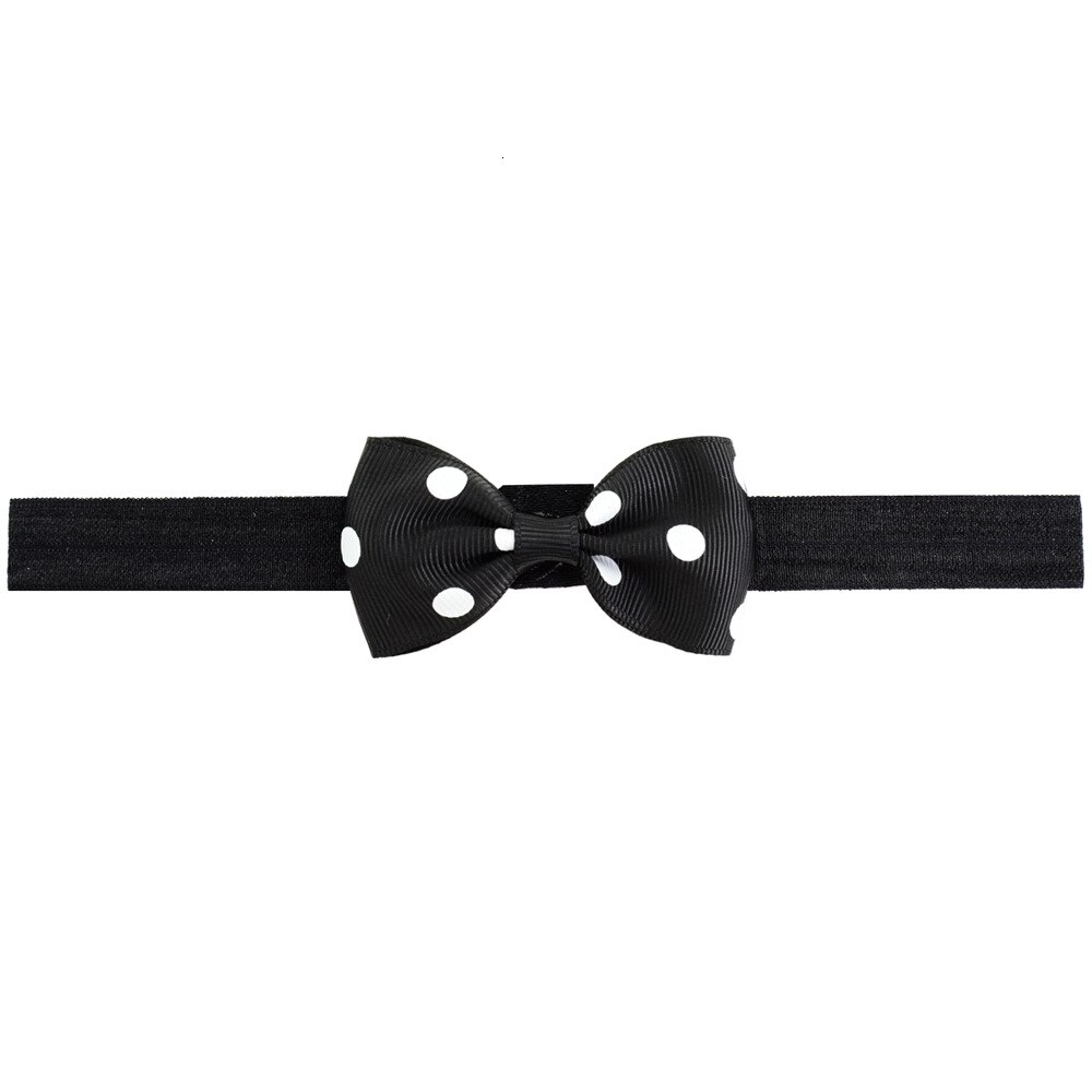 1 Pcs Headwrap Baby Hoofdbanden Hoofddeksels Meisjes Boog Knoop Dot Haarband Head Band Infant Peuters Haar Kleding Accessoires: 4