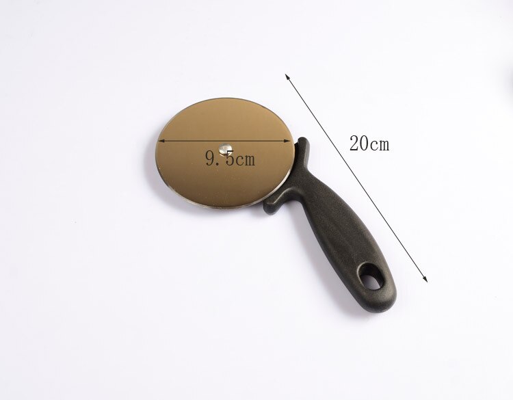 Pizza tool Pizza cutter Pizza wheel cutter with large rubber handle Baking tool PIZZA knife Big round pizza cutter: Default Title