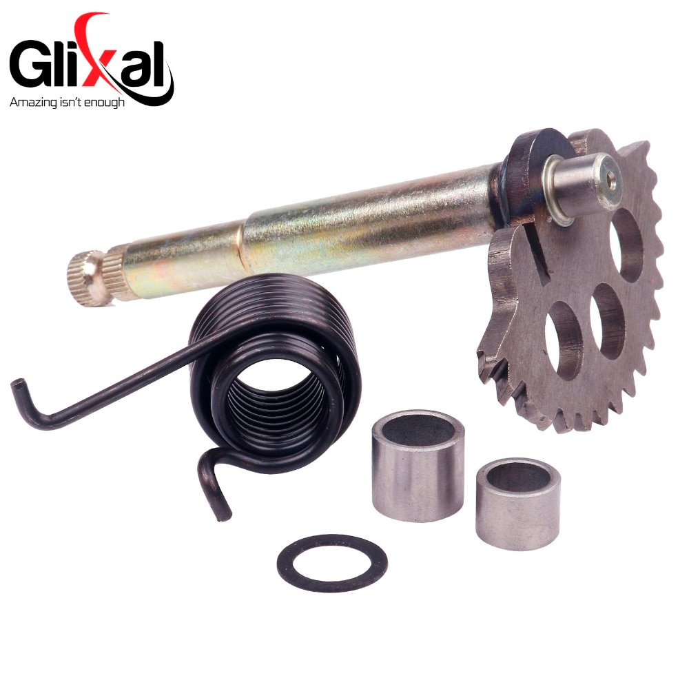 Glixal  gy6 125cc 150cc kick start aksel spindel med fjeder til 152 qmi 157 qmj knallert scooter atv gokart motor