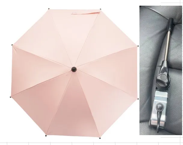 Paraguas para acampar y playa, sombrilla Anti-Uv, sombrilla para playa al aire libre, Clip de protección, equipo para sombrilla, lluvia con silla: Negro