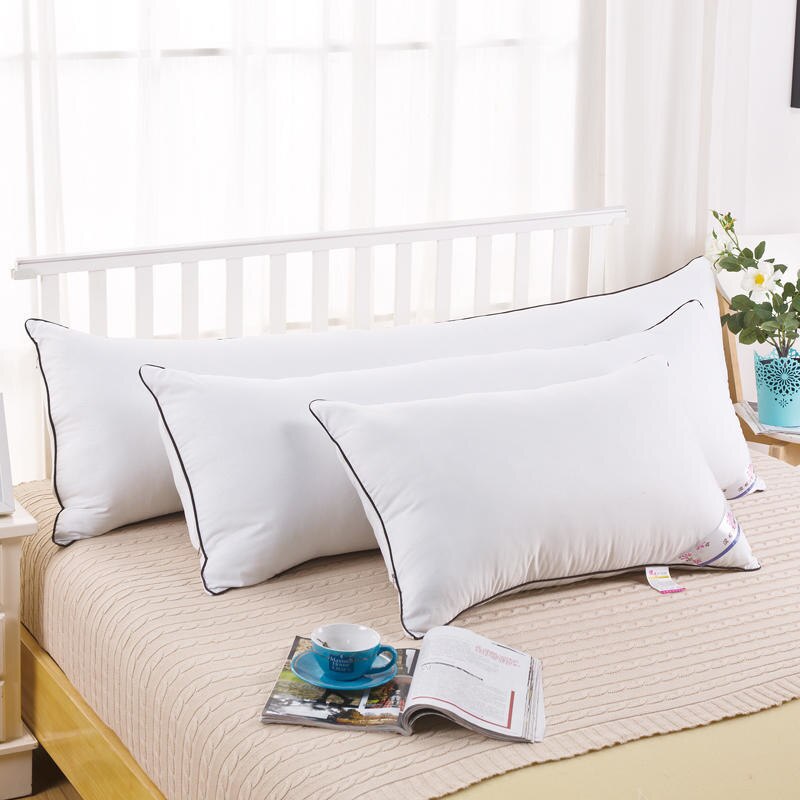 Grand oreiller Double à noyau Long, literie pour la maison, oreiller de corps pour câlins, remplissage de corps, dessin animé blanc, grand coussin de dos