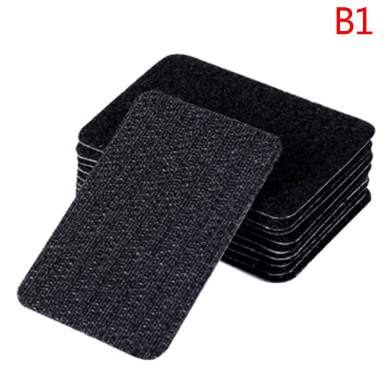 5pairs Anti-slip Seamless Double-sided Fixed Velcro Adhesive Sofa Bed Sheets Rug Table Cloth Anti-running Floor Home Decoration: B1