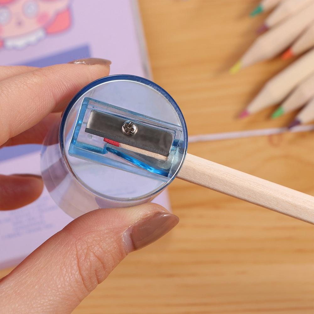 Taidetyökalu koulutarvikkeet piirustus taide tynnyrillinen kawaii lapsi värikynä opiskelija lyijykynä lyijykynä väriliitu 12 värikynää