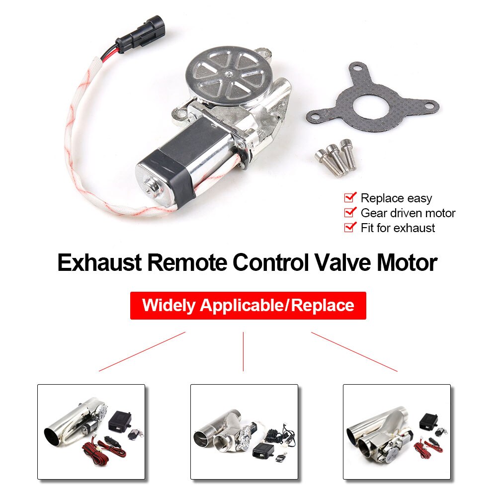 Universal Electronic Exhaust Remote Control Valve Motor For Exhaust Cutout BX101535