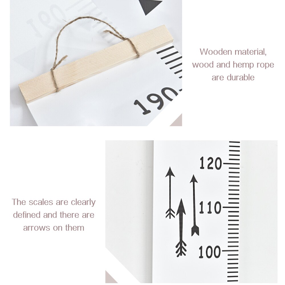 Kid Growth Chart Height Ruler Child Growth Size Chart Height Measurement Ruler For Children'S Room Home Decor Wall Sticker