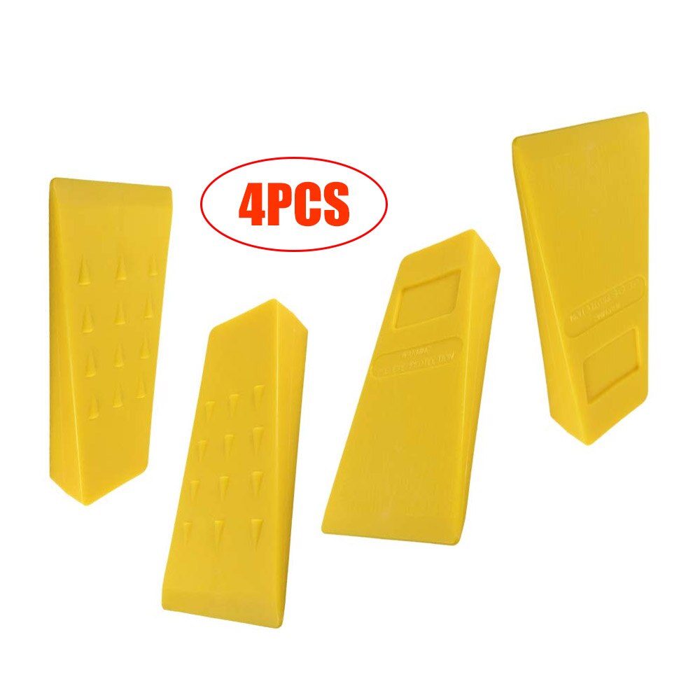 4Pcs 5Inch Tree Felling Wedges for Tree Cutting Logging Falling Cutting Cleaving Chainsaw Bump Embossing Tool Kit Instruments: Default Title