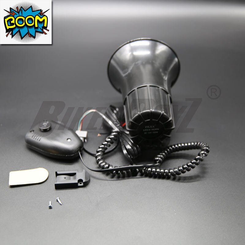12V 100W 7 Sound Tones Loud Horn Car Truck Vehicle Speaker Warning Alarm Siren Horn Fire Loudspeaker