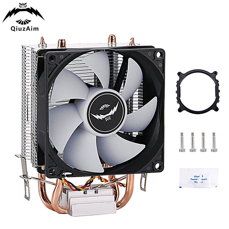 QIUzAim x79 x99 CPU Cooling Fan 2 Heat Pipe Comput... – Grandado