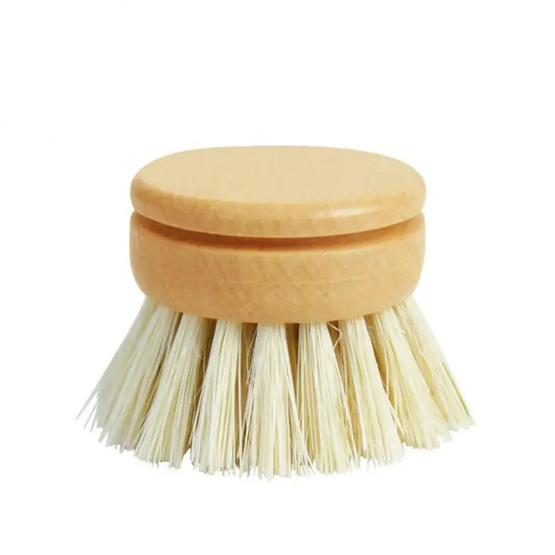 Brosse à vaisselle en bois de hêtre, manche long, outil de cuisine, ménage, livres menage nettoyage brosse vaisselle brosse de nettoyage pinceau patisserie brosse vaisselle cuisine eponge poignée brosse vaisselle bois: Bleu