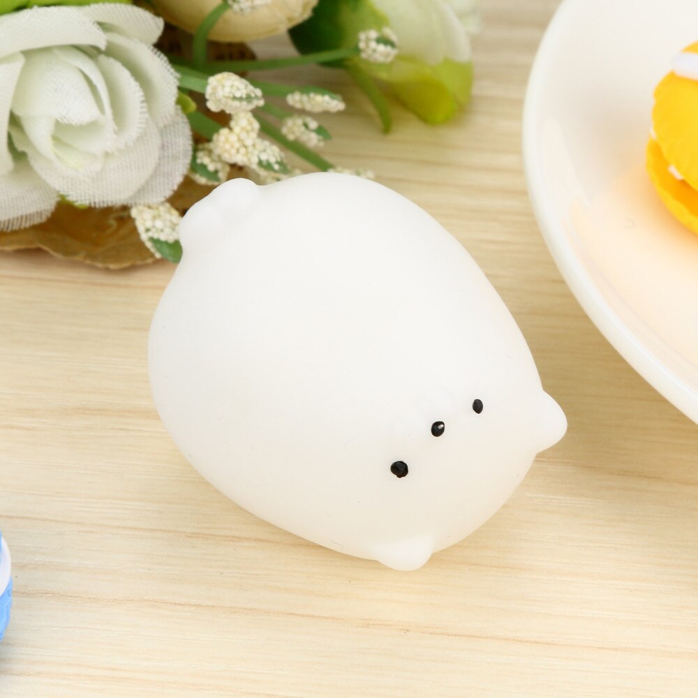 Cute Mochi Squishy Cat Squeeze Healing Fun Kids Kawaii Toy Stress Reliever Decor squishes slow rising kawaii stationery toys A1