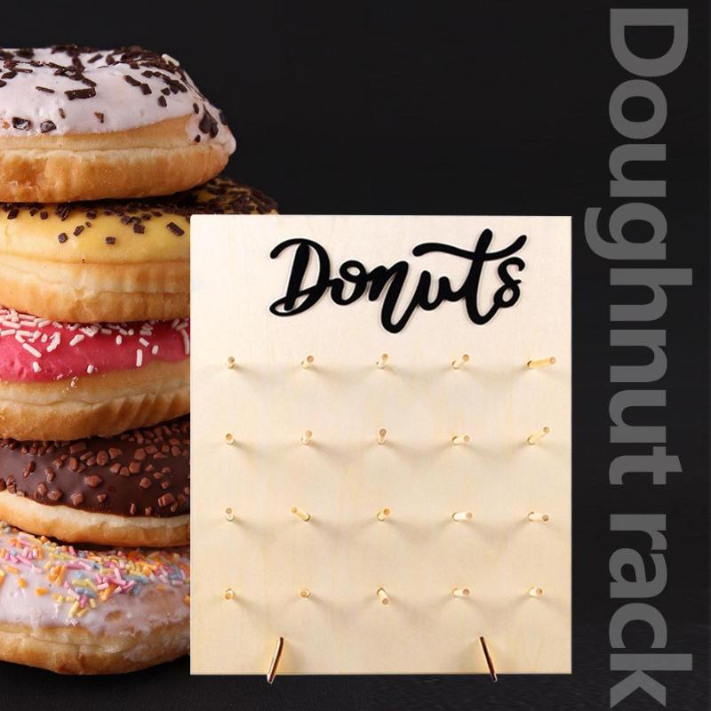 Houten Donut Display Stand Bakken Dessert Donut Ho... – Grandado