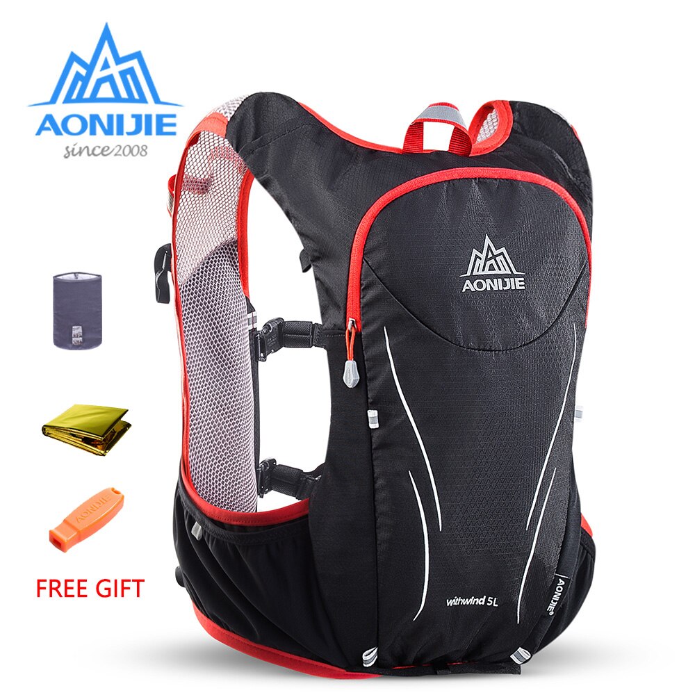 AONIJIE C928 5L Hydration Backpack Rucksack Bag Vest Harness 2L Water Bladder Hiking&Camping Running Marathon Race Sports Sets