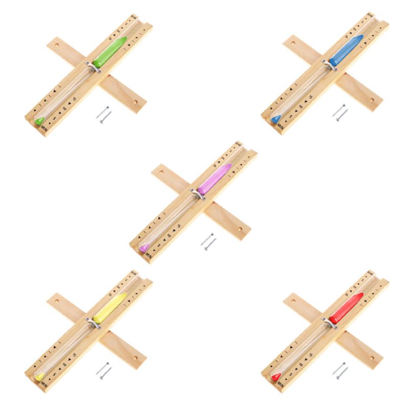 Houten sauna zandloper wandmontage draaibare 15 minuten zandloper klok witte zandloper voor thuisgebruik  n30 20