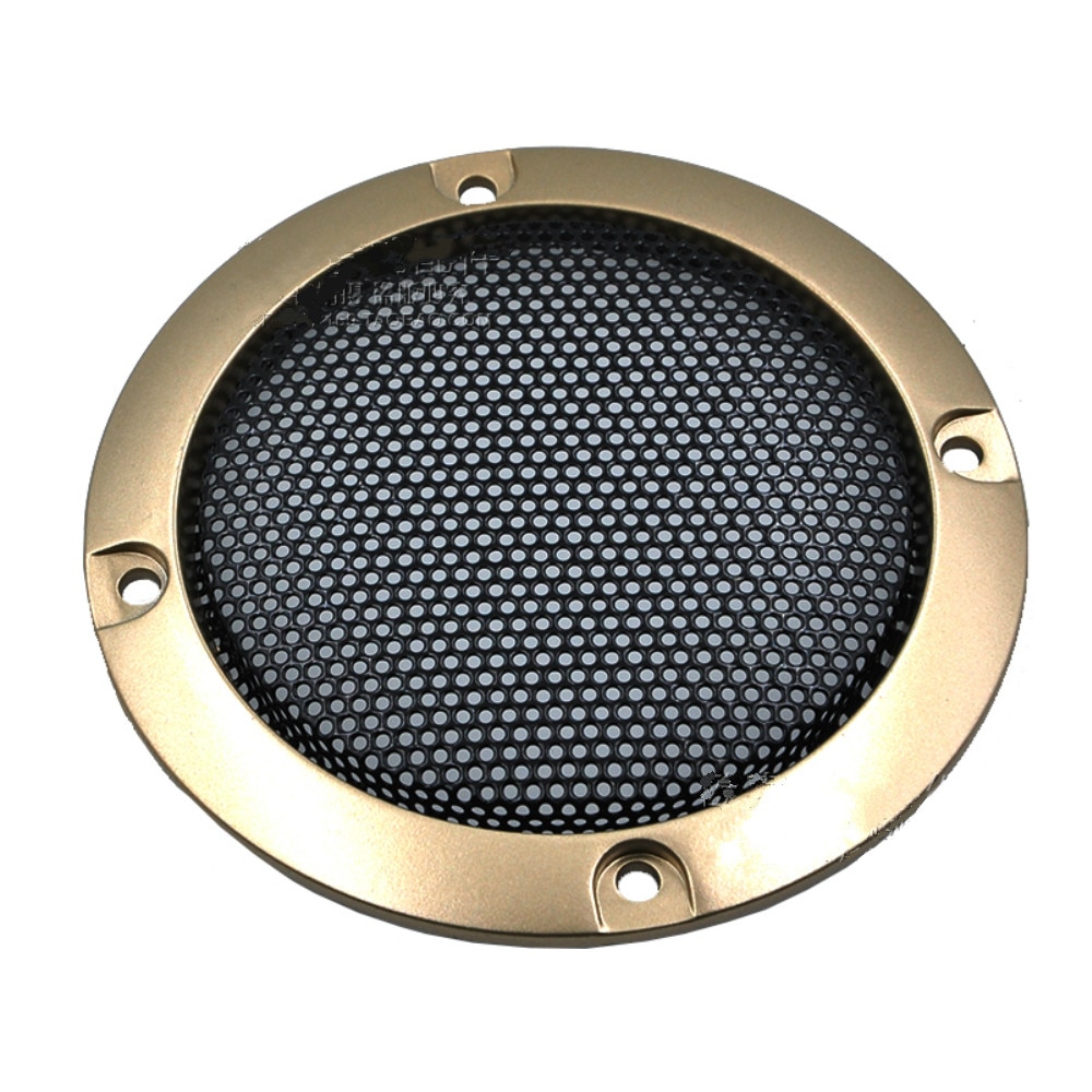 Grille De Haut-parleur Voiture Dorée 5 Pouces - Protection Maille Pour Subwoofer - X AUTOHAUX