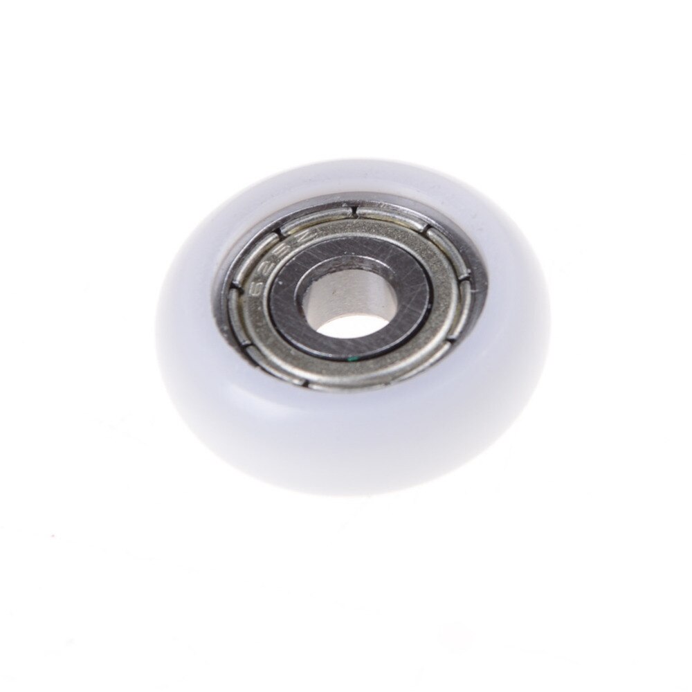 1 Pcs Nylon Plastic Carbon Stalen Lagers Katrol Wielen Ingebed Groef Geschikt Voor Meubels Hardware Accessoires 5*21.5*7Mm