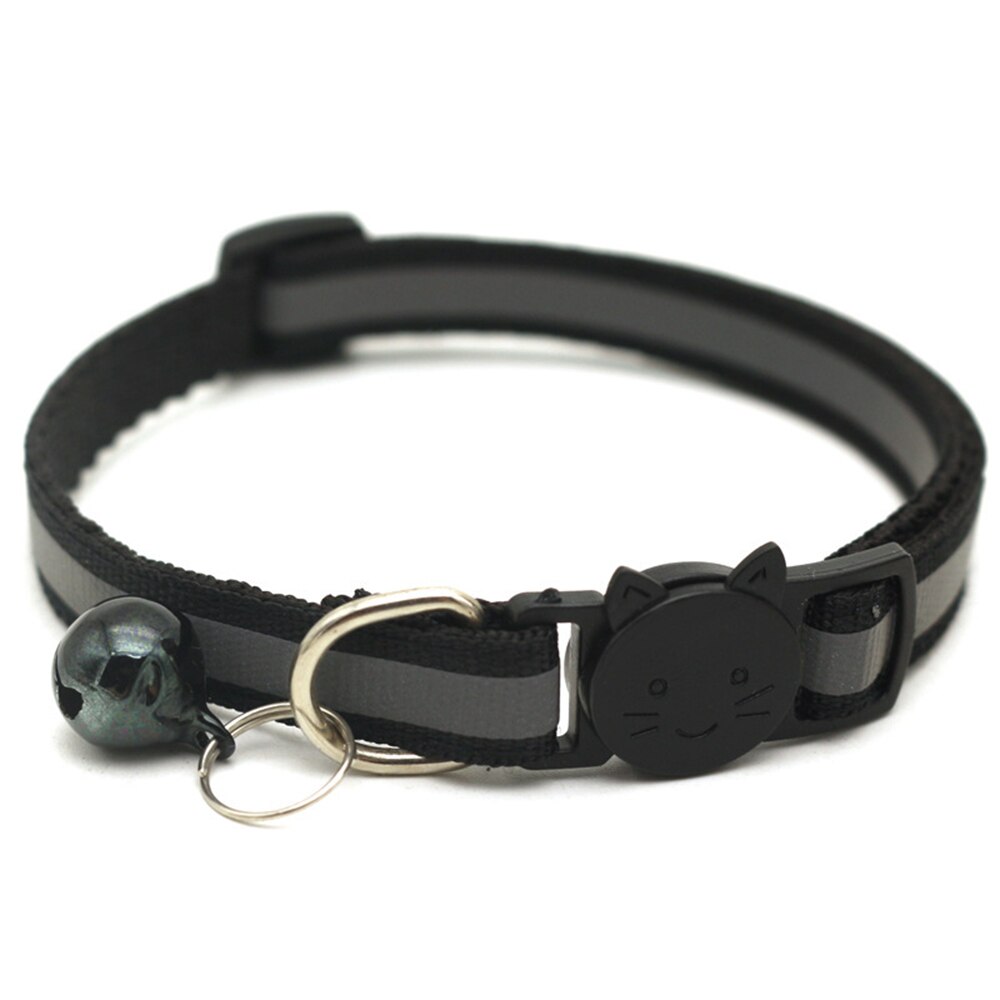 Reflecterende Halsband Met Bel Veiligheid Kat Halsbanden Puppy Halsband Voor Katten Kleine Honden Solid Pet Kraag Chihuahua Producten: 12