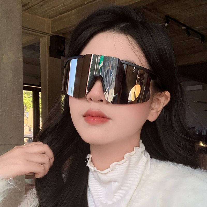 Damsolglasögon cykelglasögon cykelsportsolglasögon utomhus löpning vindtät bergsklättringssolglasögon dam