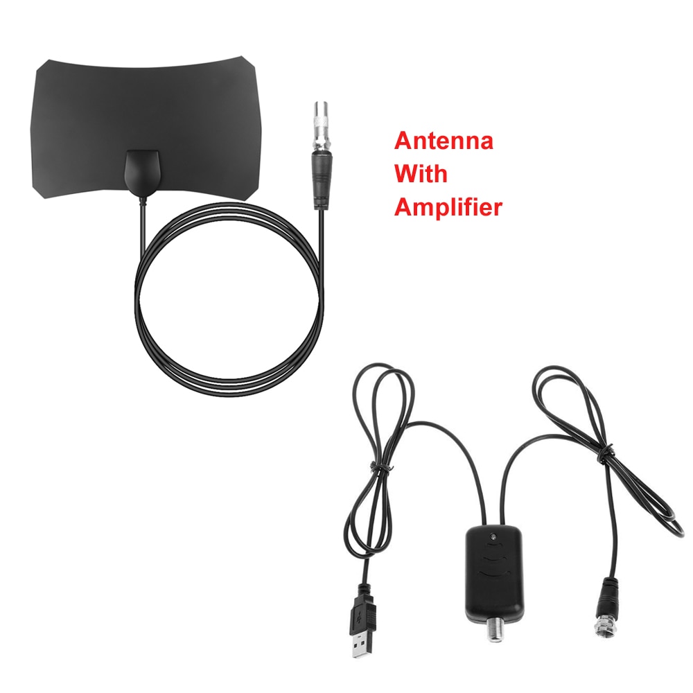 Signal Receiver Indoor Digital TV Antenna 200 Mile Range 4K HDTV Digital 1080p TV Antenna Amplifier Booster