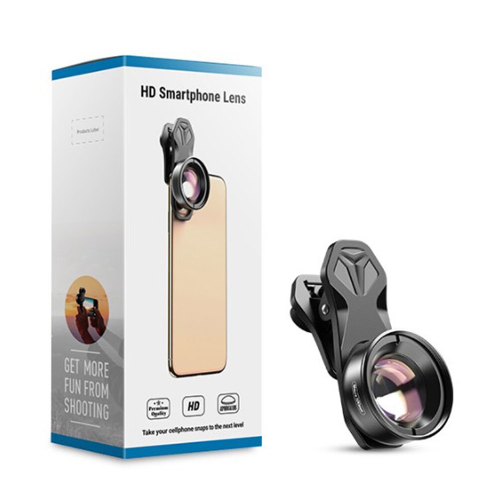 With Clip Removable Optical Glass Phone Camera Lens Kit Universal Wide Angle Fisheye Macro Outdoor Photography Easy Install HD