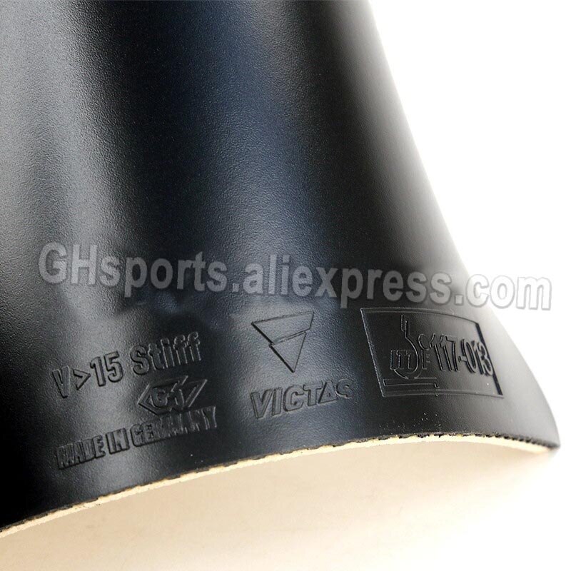 VICTAS V 15 STIFF Table Tennis Rubber (Power &amp; Spin) Pips-in Original VICTAS V15 Stiff Ping Pong Sponge