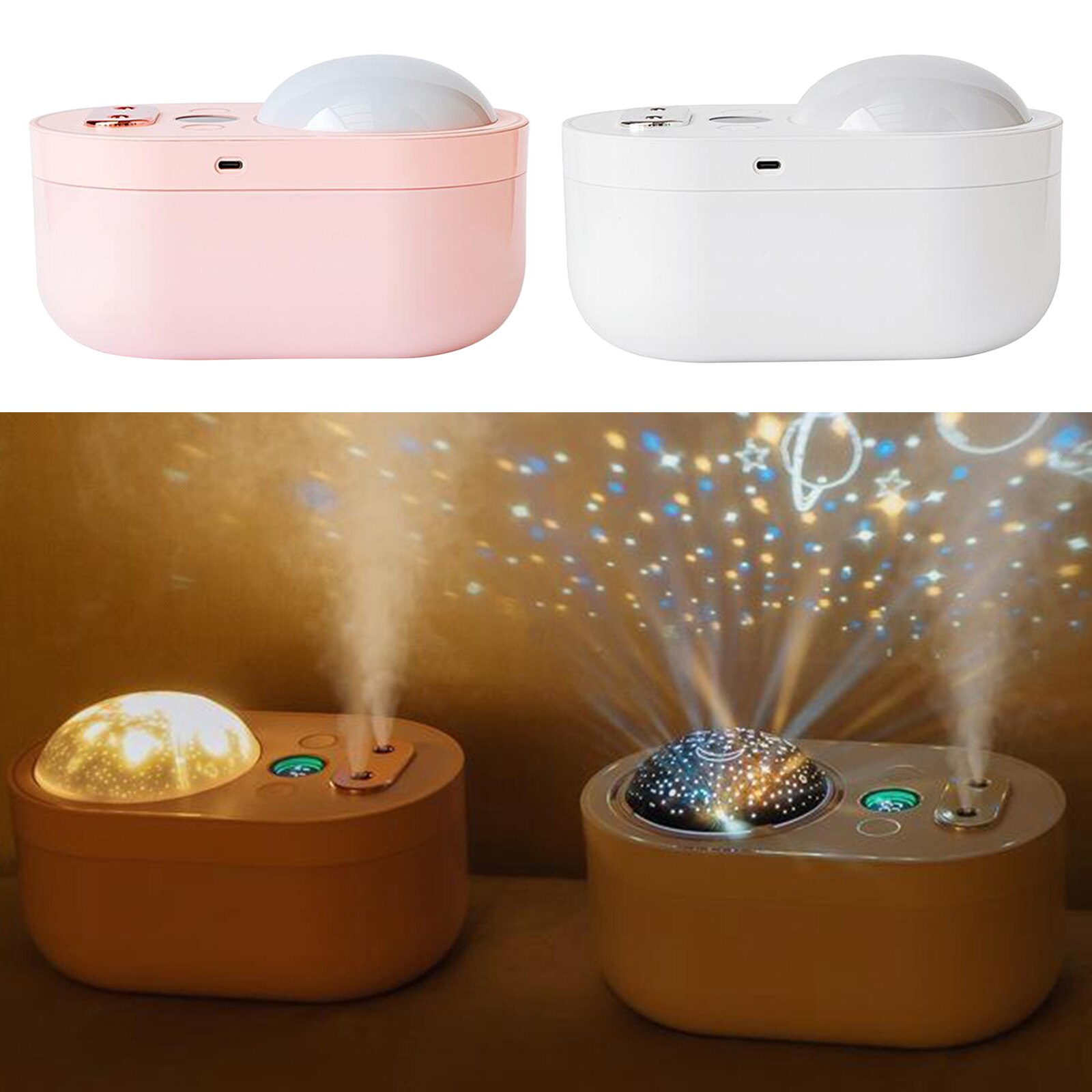 3 in 1 Projector &amp; Night Light Humidifier Starry Sky for Kids Adults