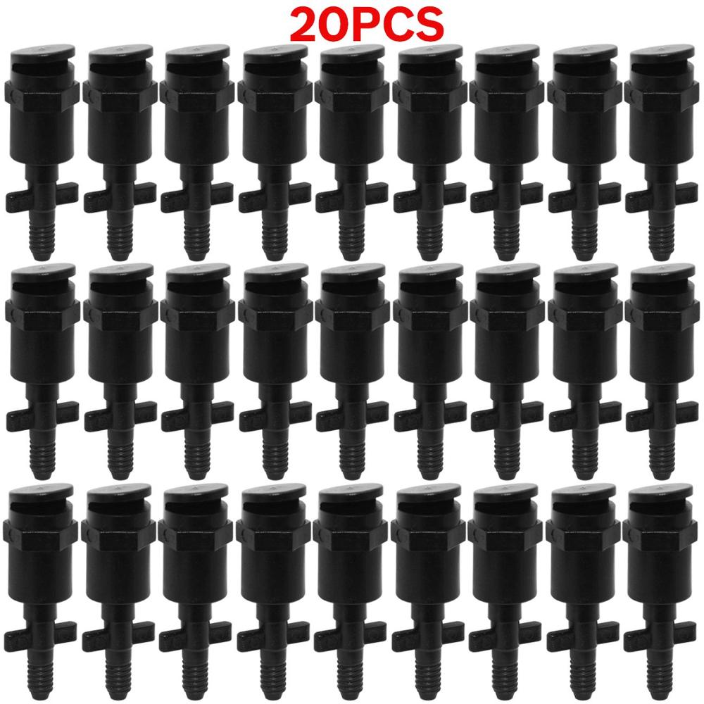 20 stuks 180 graden vernevelingsbrekingssproeikop voor tuinbewatering en irrigatie met weerhaakdraad voor pe-slang, kassproeier, gazon: Ksl 01- kit 098-20 stuks