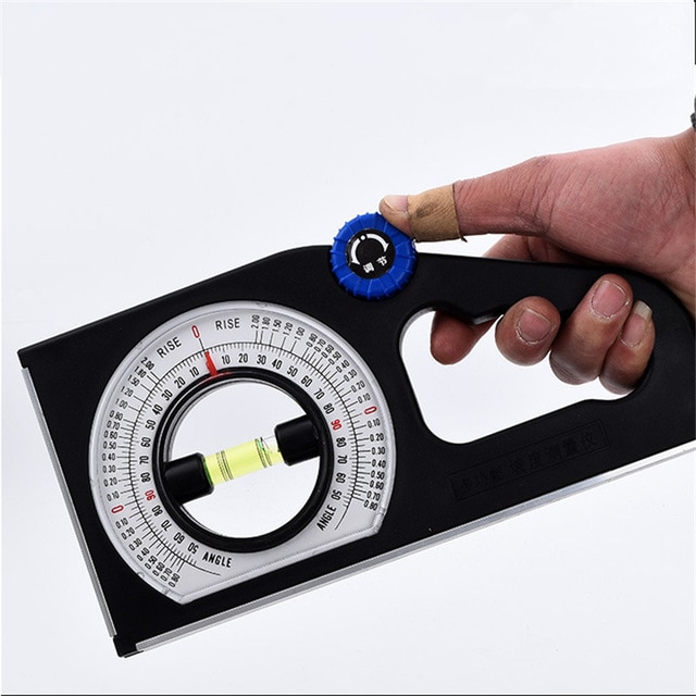 Multi function Slope measuring instrument universal bevel protractor angle level declinometer Angle Feet Foot Slope Meter