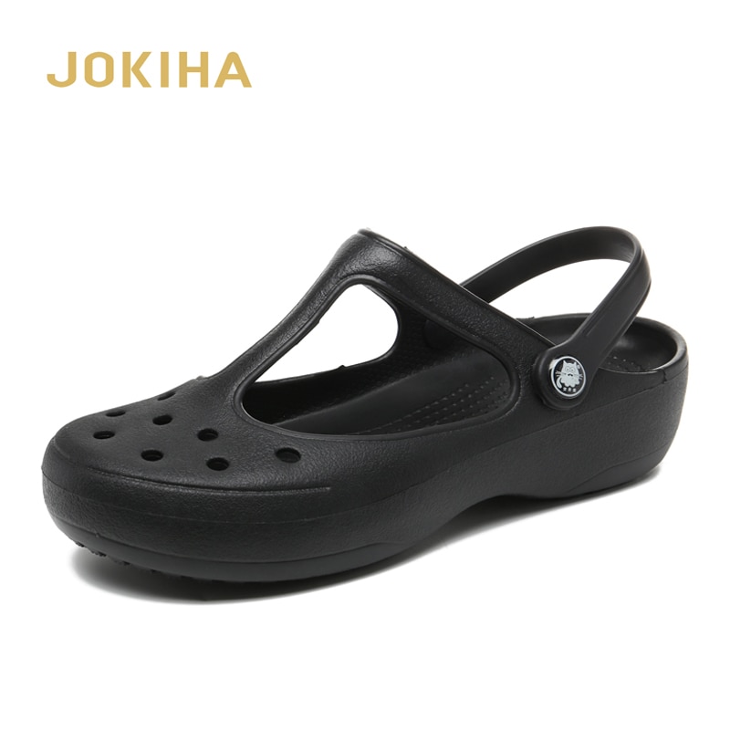 Sommer Frauen Maultiere Clogs Strand Atmungs Mary Janes Süße Hausschuhe frau Sandalen Gelee Schuhe Nette Garten Schuhe Clog Für frau