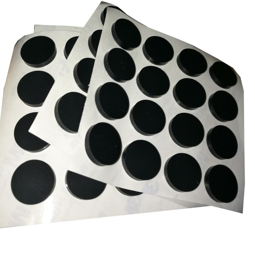 10Stck Φ 4,5-20mm Selbst Klebe Runde Silikon Gummi Füße Pad Möbel Schrank Tür Dämpfer Stoßstangen Anti-kollision Anti-Unterhose