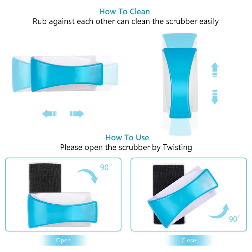 Magnetische Aquarium Reinigingsborstel Aquarium Glas Algen Schraper Cleaner