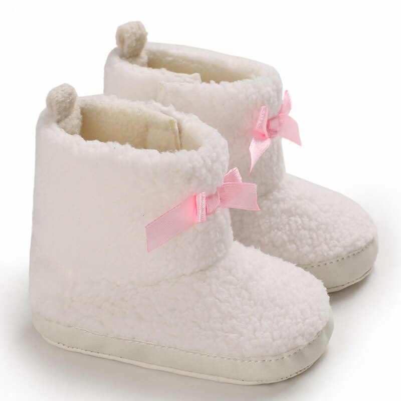 Winter Pasgeboren Baby Peuter Meisje Snowboots Winter Warm Bont Crib Warme Schoenen Prewalker: A / 13-18 months