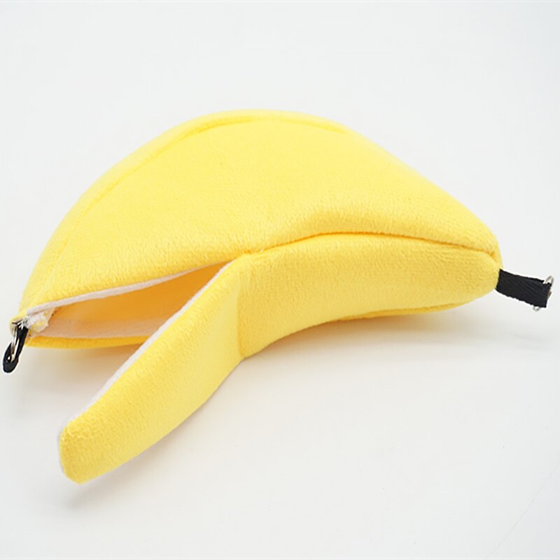 Hamaca de hámster de algodón con forma de nido de plátano, hamaca, litera, casa de juguete, jaula para planeador de azúcar, hámster, Animal PEQUEÑO, suministros para mascotas y pájaros