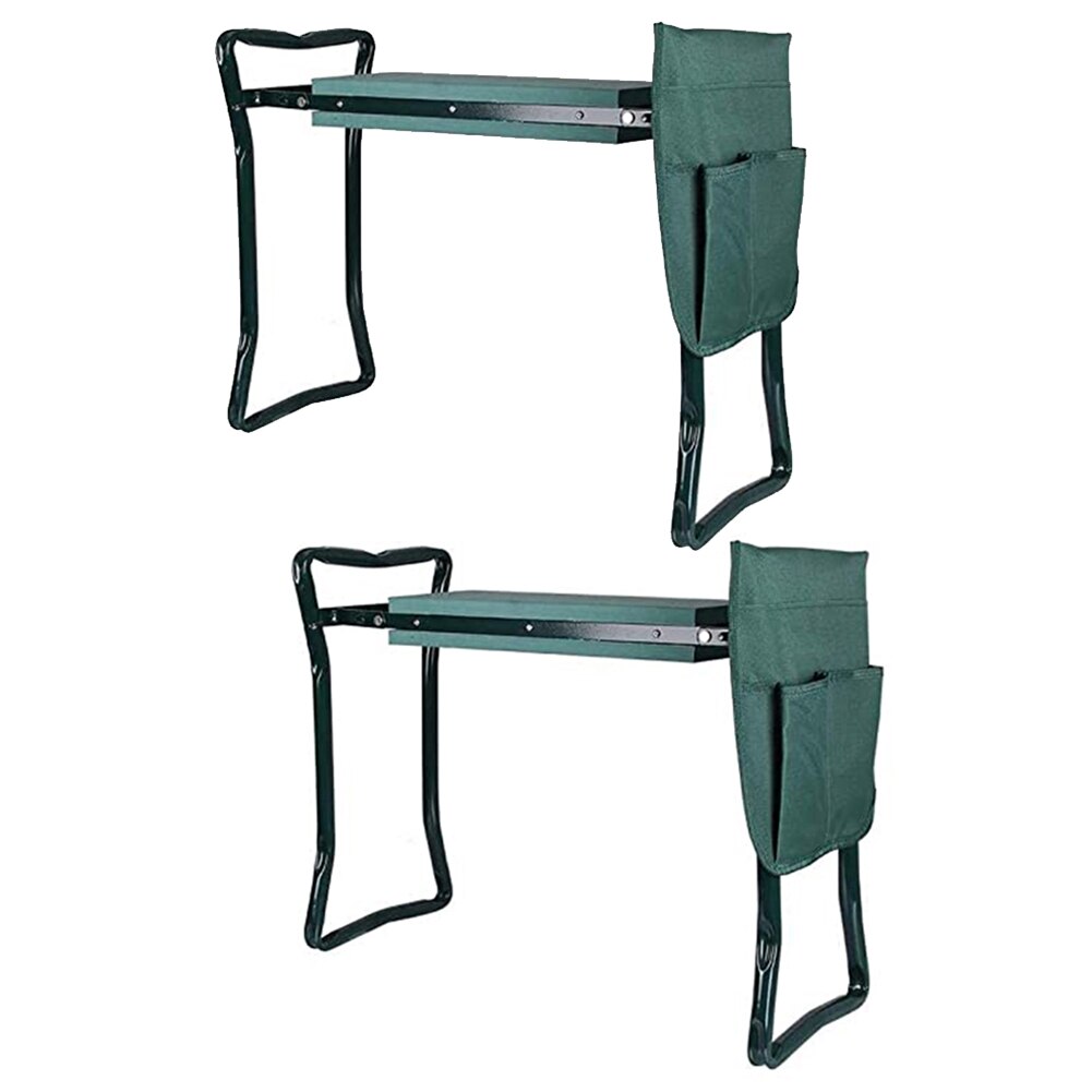 2 Pcs Tool Side Bag Pockets Pouch for Garden Bench Garden Kneeler Stools Gardening C66