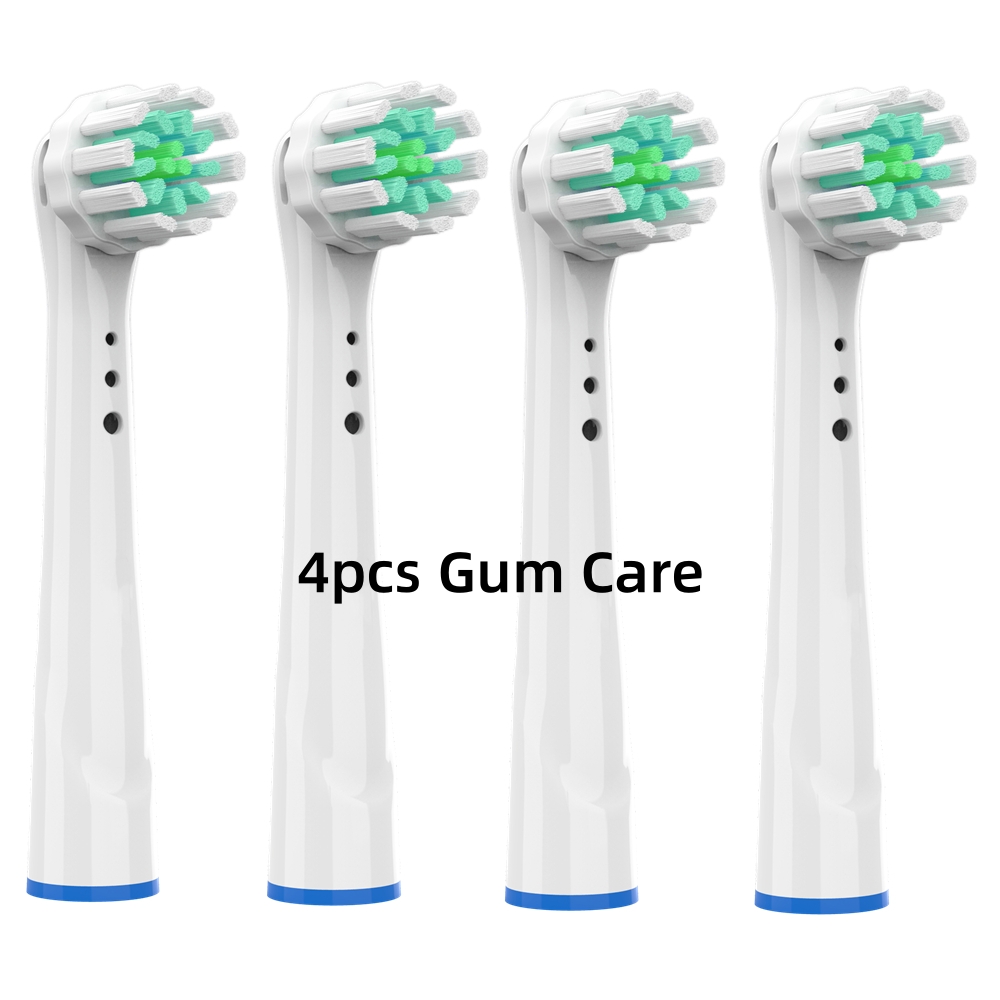 Electric Toothbrush Nozzles For Oral B Braun 3D White Floss Action Precision Clean Gum Care Universal Toothbrush Heads for OralB: Yellow