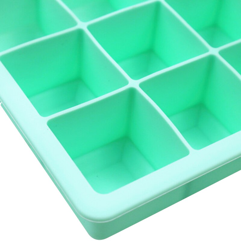 Tray Easy POP Out Silicone Round Cubes Maker Drink Freezer Jelly Moulds