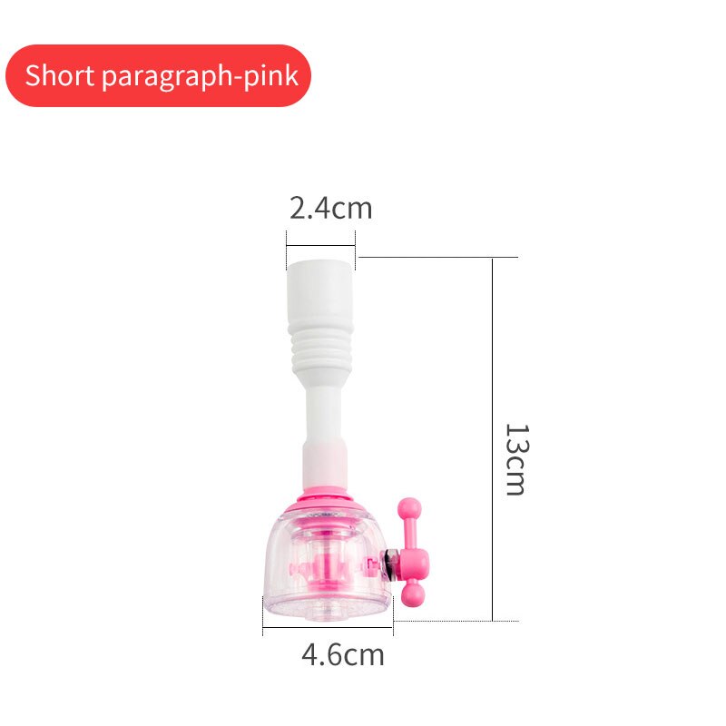 360 Degree Swivel Kitchen Faucet Tubs Bathroom Water Saver Tool Hand Washing Faucet Extender Rotating Faucet Aerator: pink-short