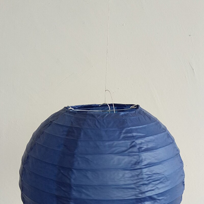 20Pcs 6 Inch-12 Inch Paper Lanterns Assort with Size Navy Blue Beige Chinese Paper Lantern Lampion for Wedding Christmas Event P