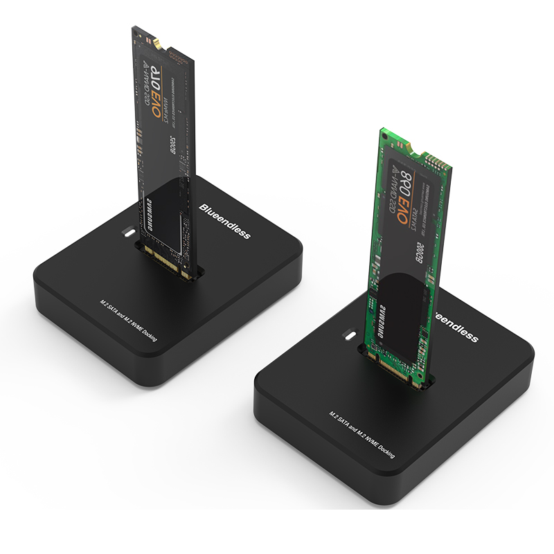 Blueendless Externe SSD-Festplatte M.2 SSD-Gehäuse 10G Online-Lese-Schreibgeschwindigkeit SSD-Gehäuse für M.2 SSD-Dockingstation
