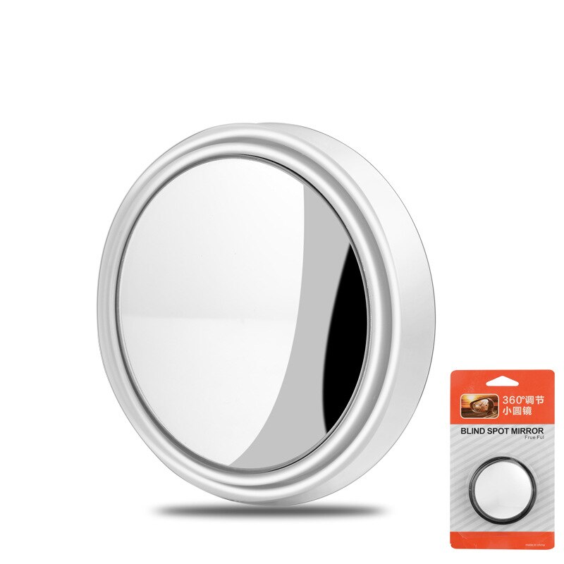 Espejos retrovisores redondos pequeños de rotación de 360 grados para coches con amplio campo de visión para puntos ciegos