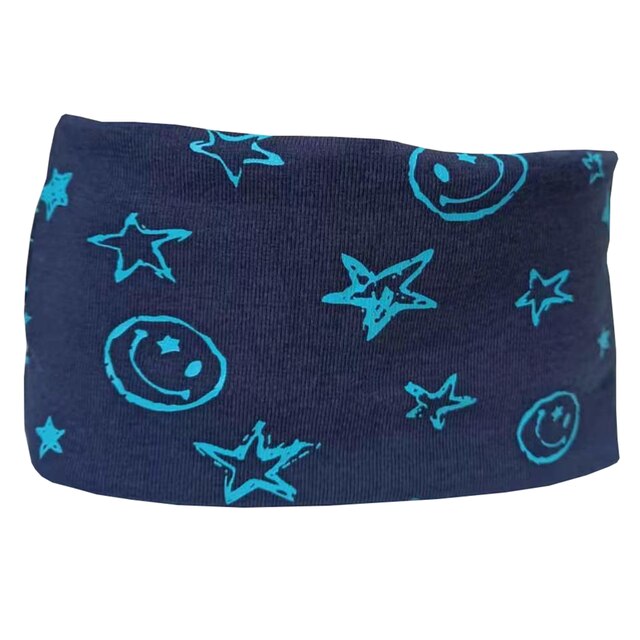 Stars baby bibs Cotton baby scarf Spring Winter Warm Kids Scarf for Boys and Girls Bufandas Infantiles: navy smile