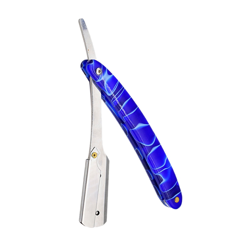 Straight Razor Handle Classic Safety Barber Straight Razor Fit Half Piece Double Edge Razor Blade